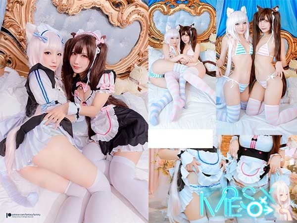 [Fantasy Factory] Nekopara ero cosplay