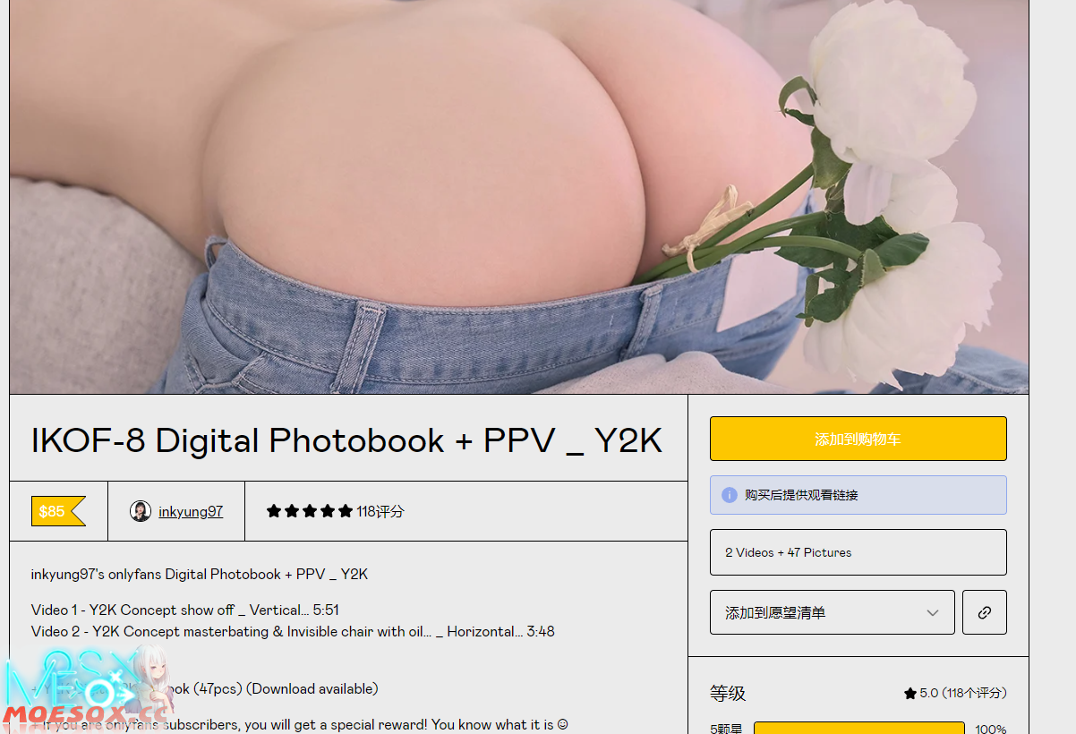 Inkyung姜仁卿 IKOF-8 Digital Photobook + PPV _ Y2K + Special Reward[49P2V/629MB]Gofile[百度云/K盘/630MB]